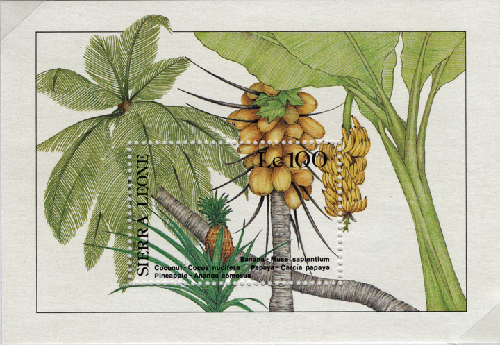 Sierra Leone Banana Stamp