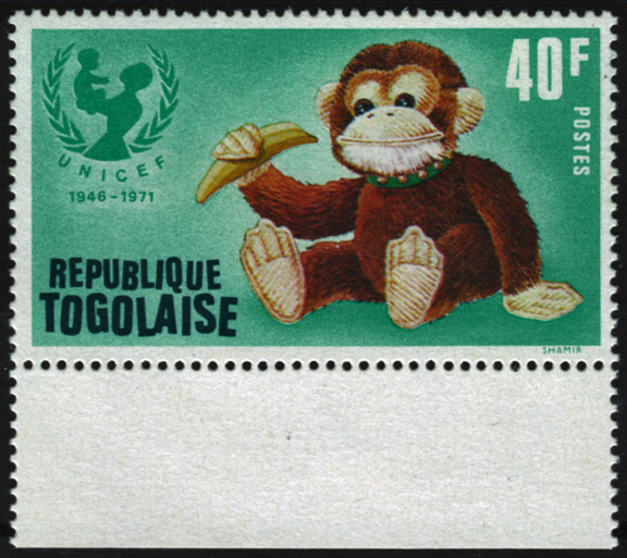 Togo Banana Stamp