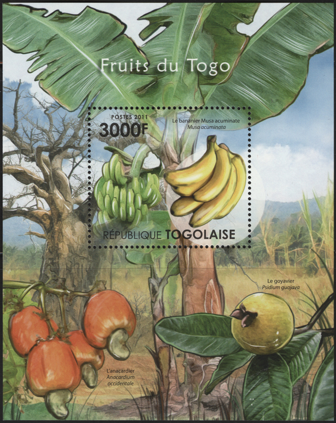 Togo Banana Stamp