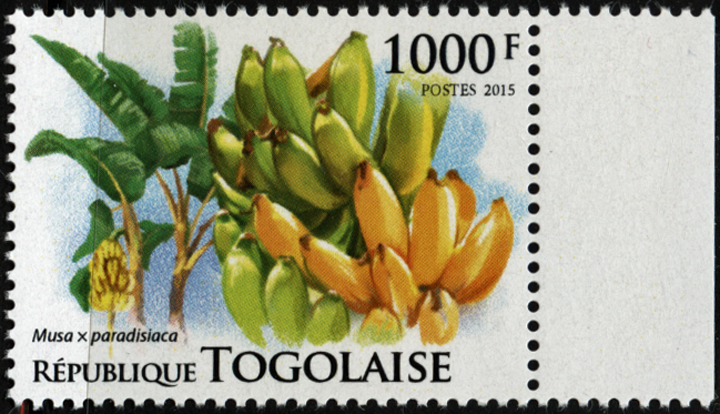 Togo Banana Stamp