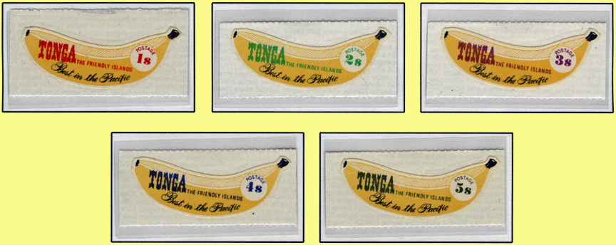 Tonga Banana Stamp