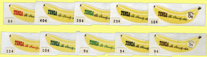 Tonga Banana Stamp