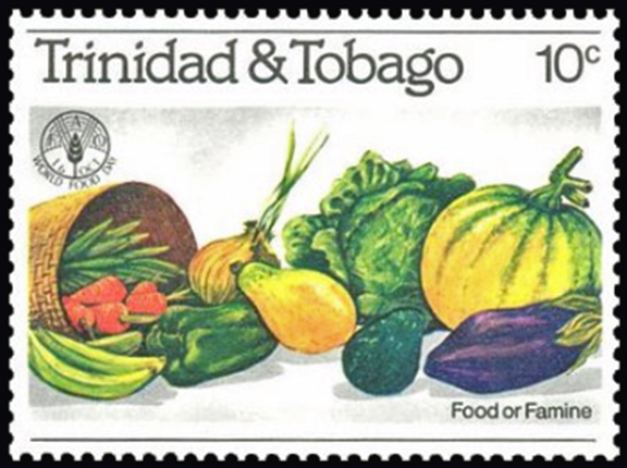 Trinidad and Tobago Banana Stamp