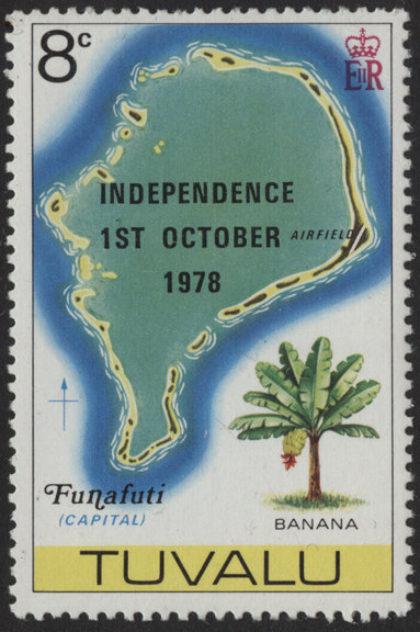 Tuvalu Banana Stamp