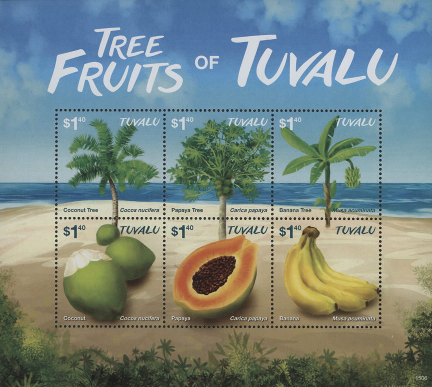 Tuvalu Banana Stamp