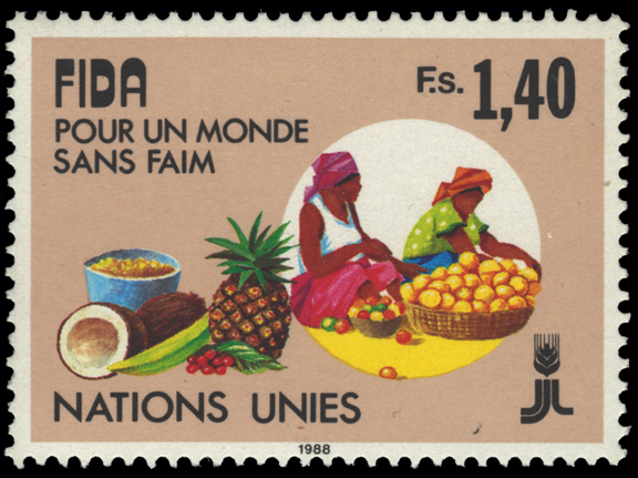 United Nations Banana Stamp