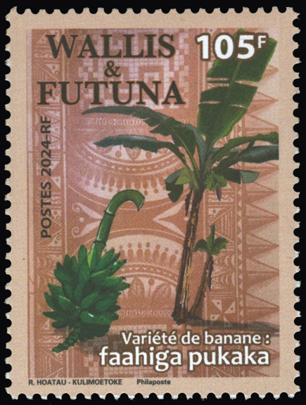 Wallis and Futuna Banana Stamp