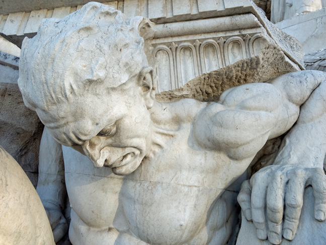 Detail at base of monument