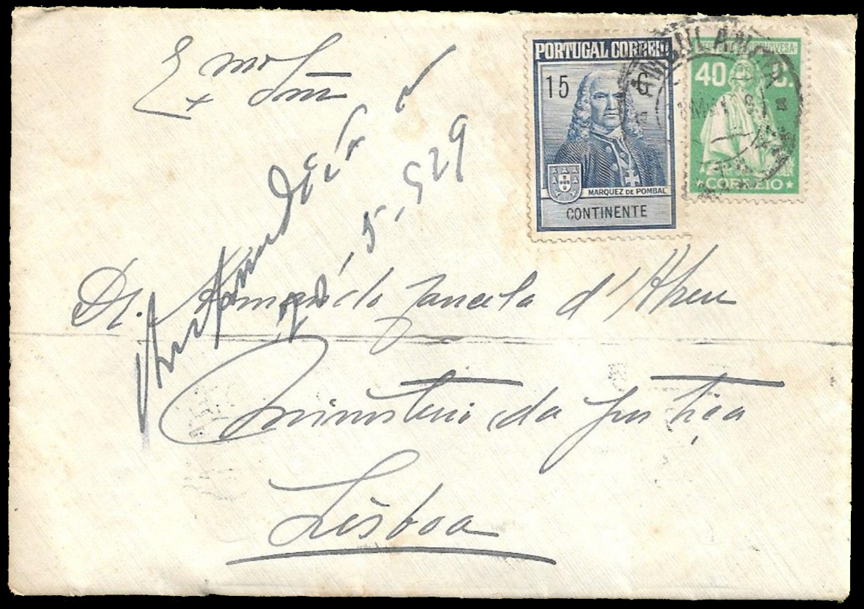 1929 Cover with Semi-Postal Franking