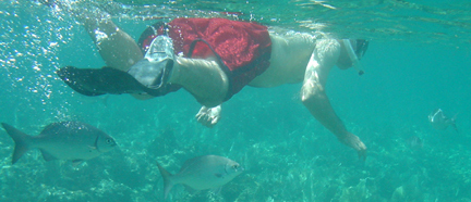 Male Snorkeller