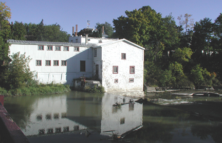 Moulin Légaré from the opposite shore