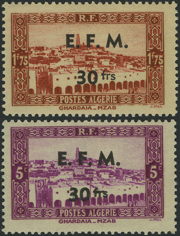 E.F.M. Overprints