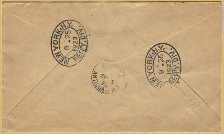 First Definitive Issue on Registered Cover