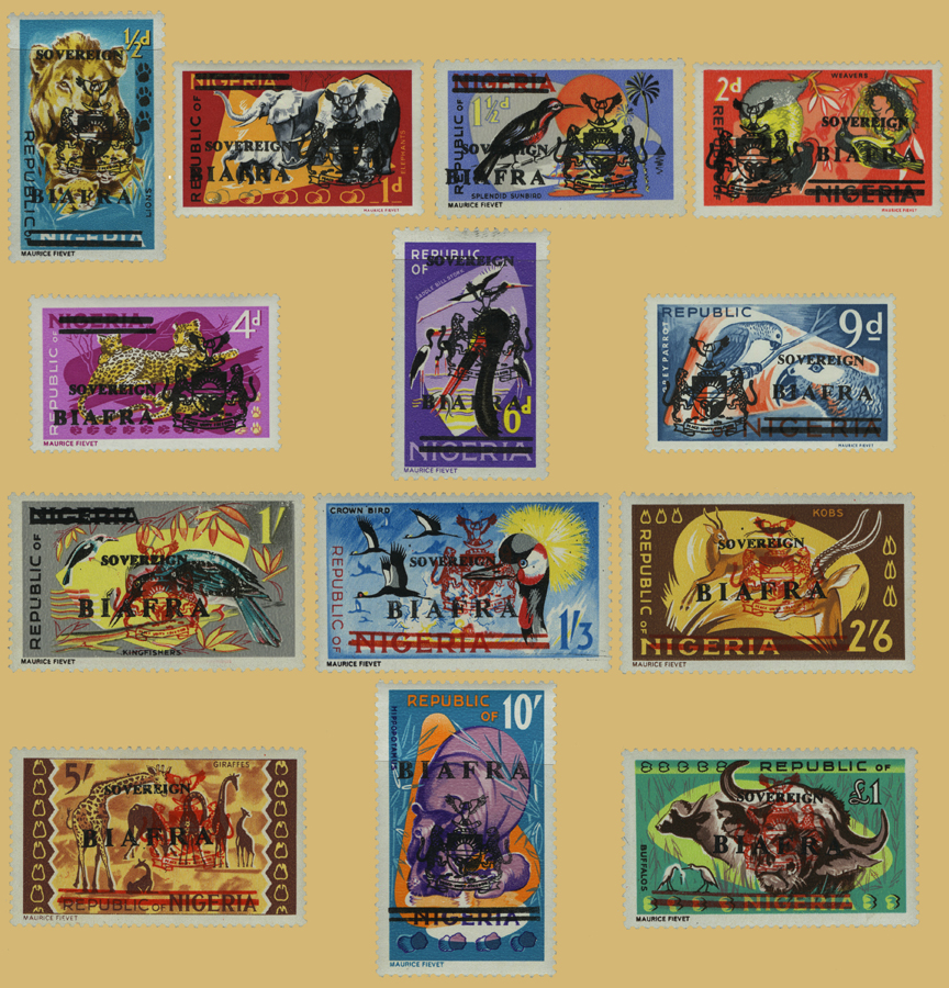 Sovereign Biafra Overprints of 1968