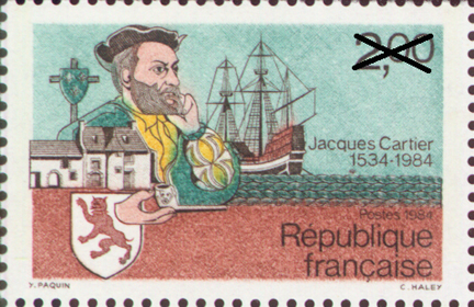 canada jacques cartier stamp