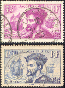 French Jacques Cartier Commemorative of 1934