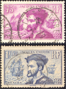 French Jacques Cartier Commemorative of 1934