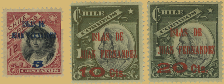 Islas Juan Fernandez Overprints