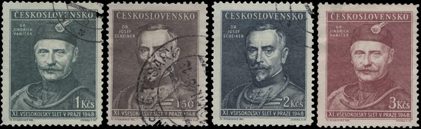 Czech lawyers and champions of the Sokol movement Jindrich Vanicek and Josef Scheiner