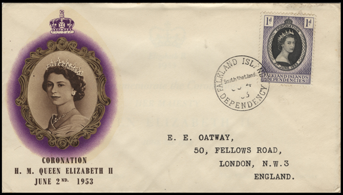 map of Falkland Islands Dependencies