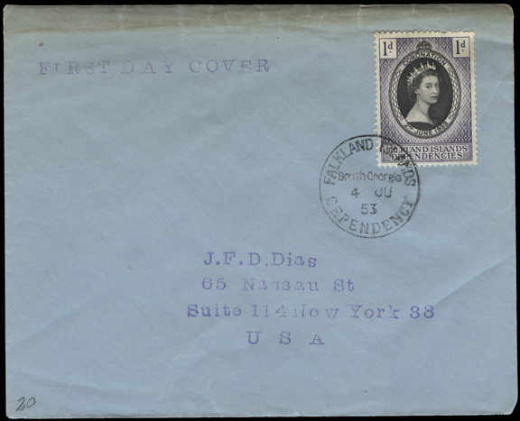 map of Falkland Islands Dependencies