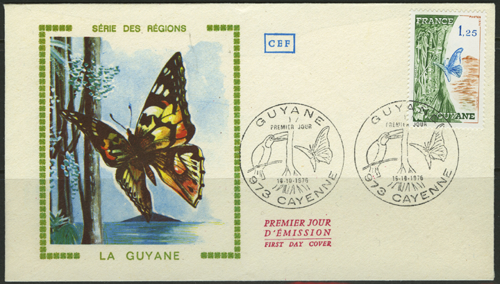 French Issue Depicting Guyane