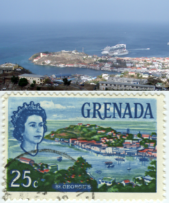 View of inner harbour from Fort Frederick