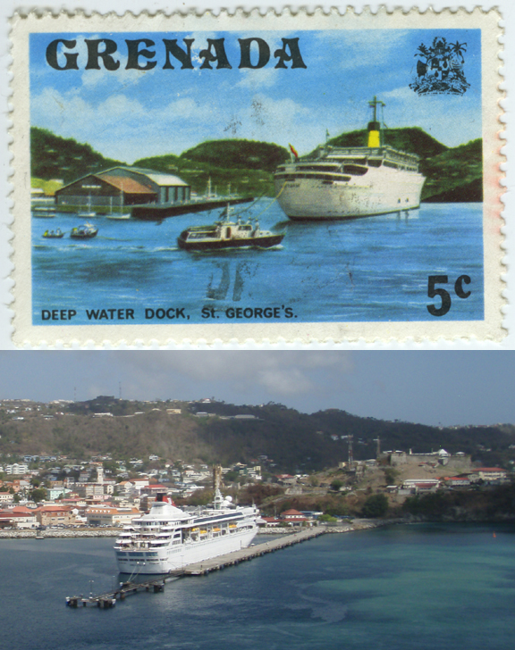 View of deepwater port