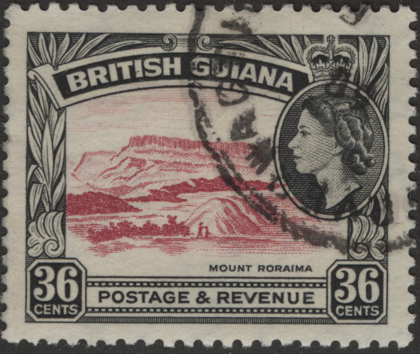 Mount Roraima on Elizabeth II Pictorial Definitive