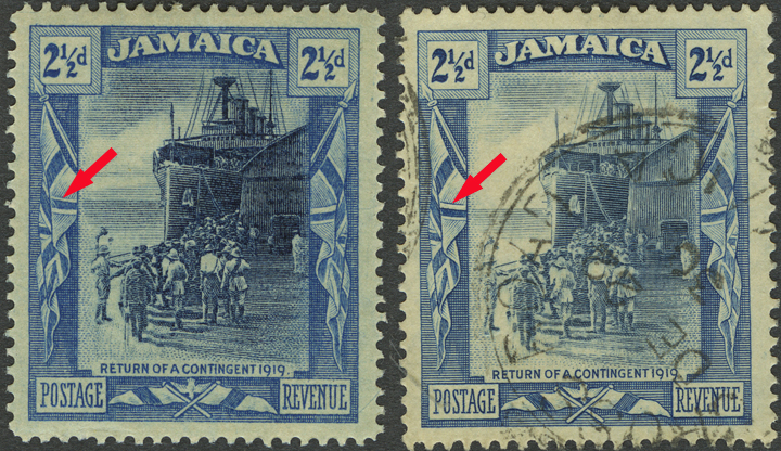 Return of Jamaican Contingent Stamps