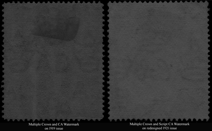 Watermarks of 1919 and 1921