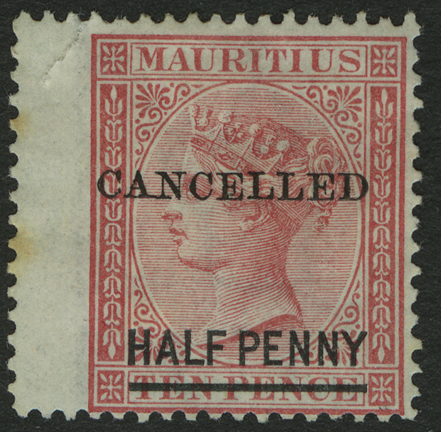 cancelled overprint