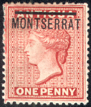 Antigua Definitive Overprinted  -MONTSERRAT-