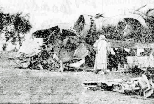 Crashed Armstrong-Whitworth Atalanta at Kisumu, Kenya