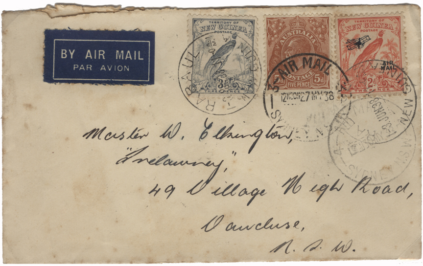 Boomerang Cover from Sydney to Rabaul to Sydney