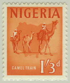 Camel Train on 1961 Definitive