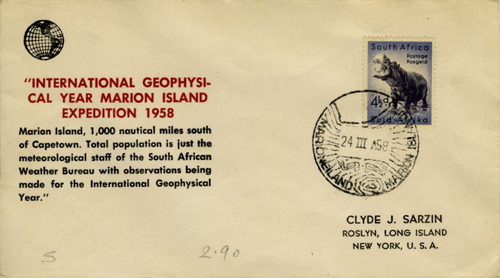 Marion Island Postmark