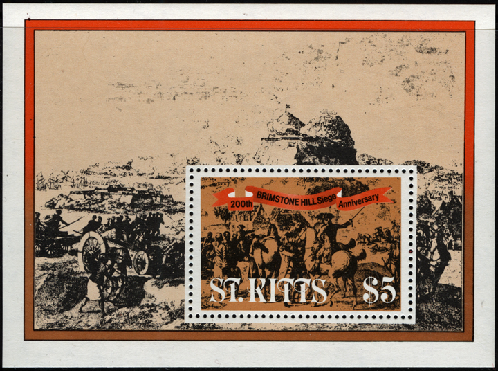 Siege of Brimstone Hill Souvenir Sheet