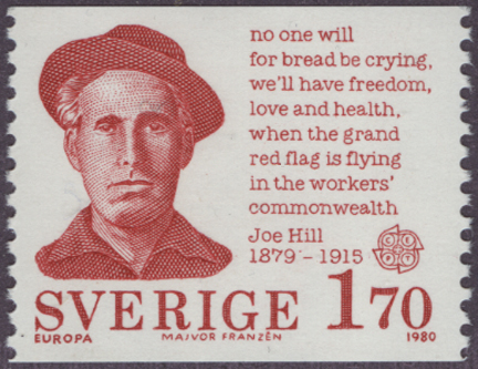 Joe Hill on 1980 EUROPA Issue
