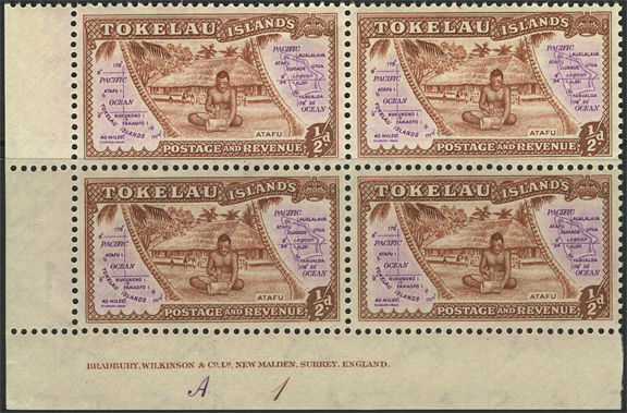 First tokelau Stamps - Atafu
