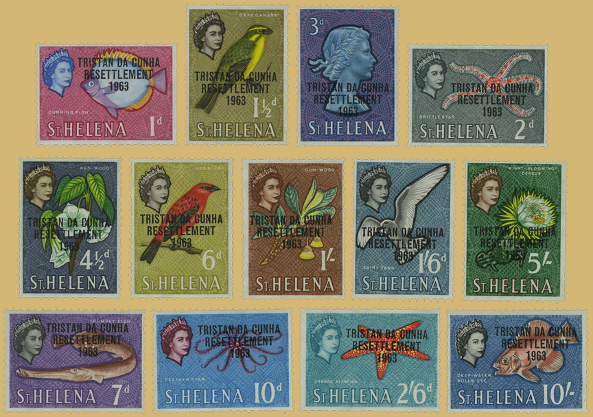 St. Helena Definitives Overprinted