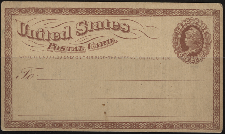 Third U.S. Liberty Postal Card