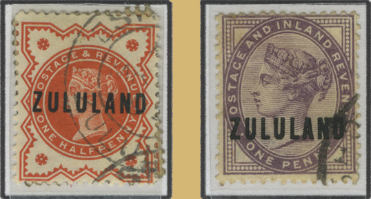 Overprinted British Definitives